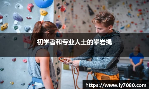 初学者和专业人士的攀岩绳